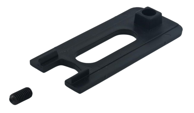 T117 TOPE GUIA PARANTE LATERAL X 50 U. COLOR NEGRO LINEA A30/A40